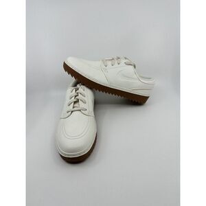 Nike Janoski G Sail Gum Leather Spikeless Golf Shoes AT4967-101 Mens size 7.5